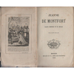 Jeanne de Montfort Lecons d'histoire et de morale