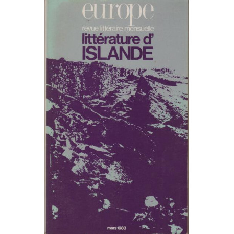 Europe mars 1983 litterature d'islande