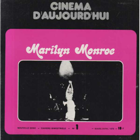 Cinéma d'Aujourd'hui n°1 Marilyn Monroe
