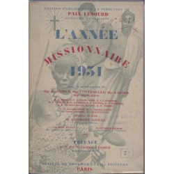 L'annee missionnaire 1931