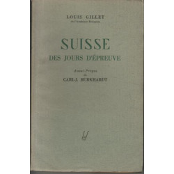 Suisse des jours d'epreuve