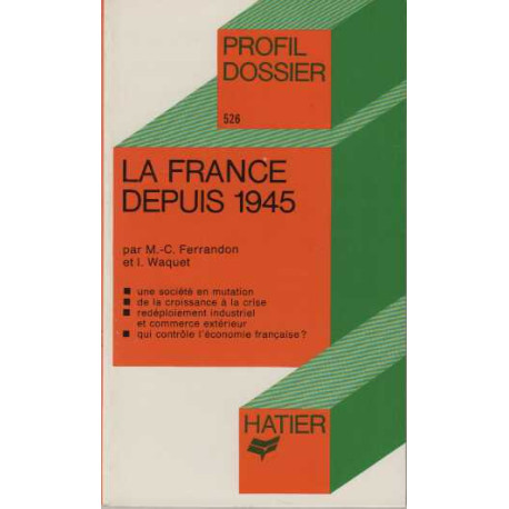 La France depuis 1945