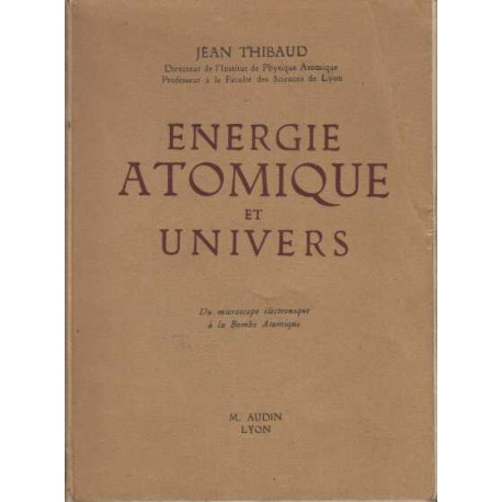 Energie atomique et univers