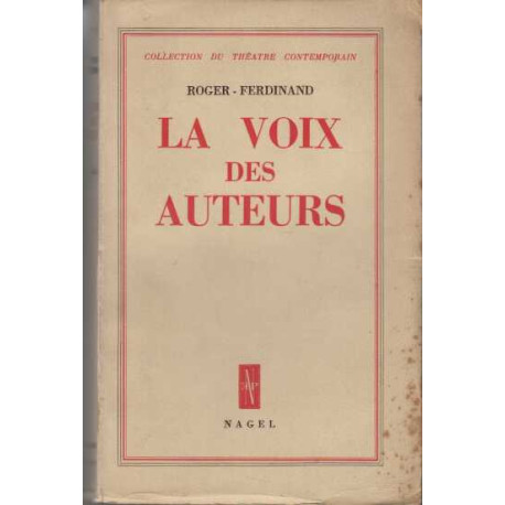 La voix des auteurs