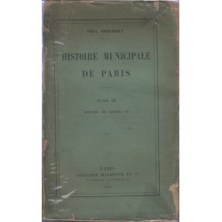 Histoire municipale de paris