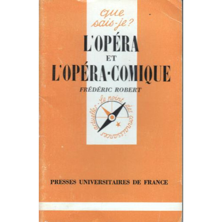 L'opera et l'opera comique
