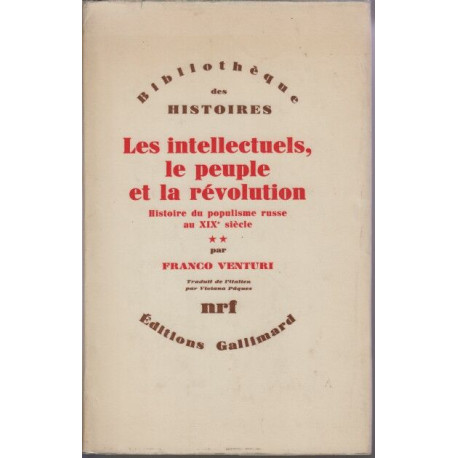 Les intellectuels le peuple et la révolution - Histoire du...