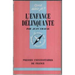 L'enfance délinquante