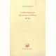 Chroniques de Jean Guérin tome 1 1927-1940