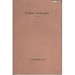 Nadine Stchoupak 1886-1941
