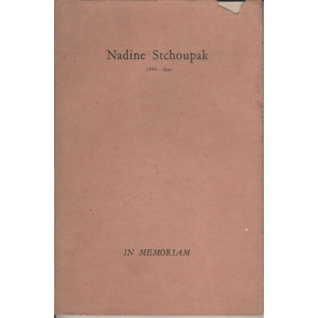 Nadine Stchoupak 1886-1941
