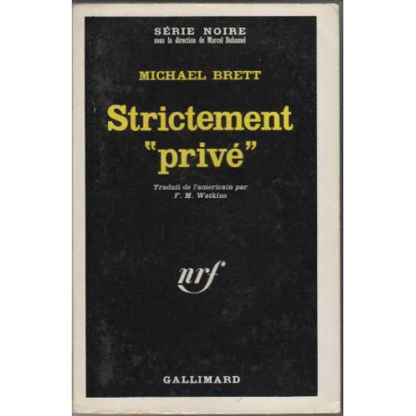 Strictement privé