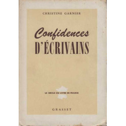 Confidences d'ecrivains