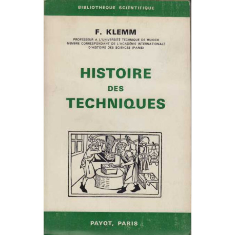 Histoire des techniques