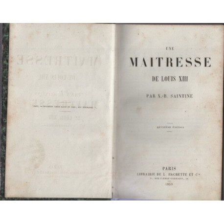 Une maitresse de louis XIII