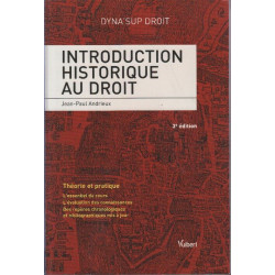 Introduction historique au droit