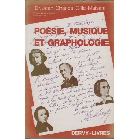 Poesie musique et graphologie : écritures de poetes et de...