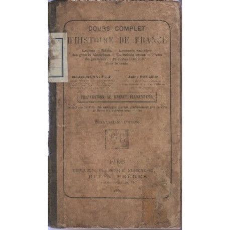 Cours complet d'histoire de france