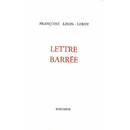 Lettre Barrée