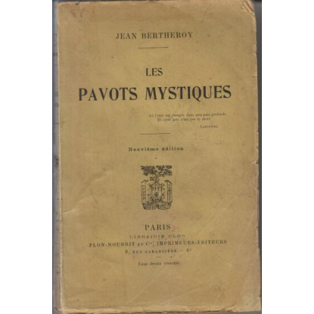 Les pavots mystiques