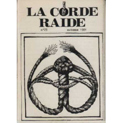 La corde raide numero 25 automne 1981