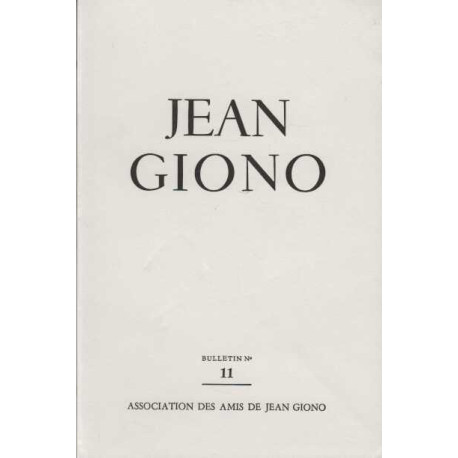 Association des amis de jean giono numero 11