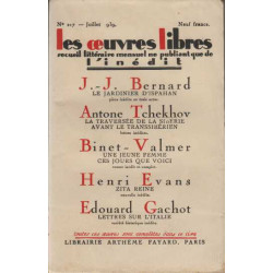 Les oeuvres libres numero 217
