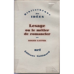 Lesage ou le metier de romancier
