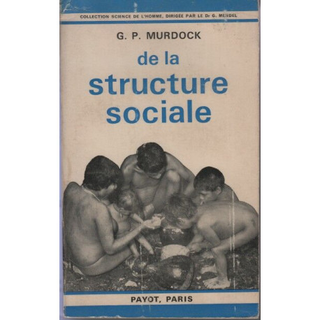 De la structure sociale