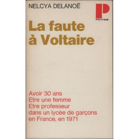 La faute a voltaire