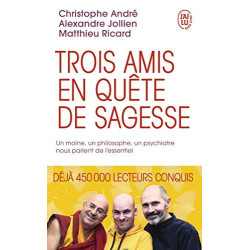 Trois amis en quête de sagesse : Un moine un philosophe un...