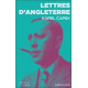 Lettres d'Angleterre accompagnées pour mieux montrer les choses de...