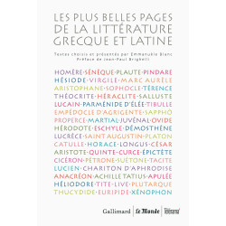 Les plus belles pages de la littérature grecque et latine :...