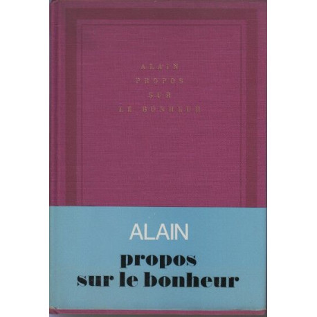 Propos sur le bonheur