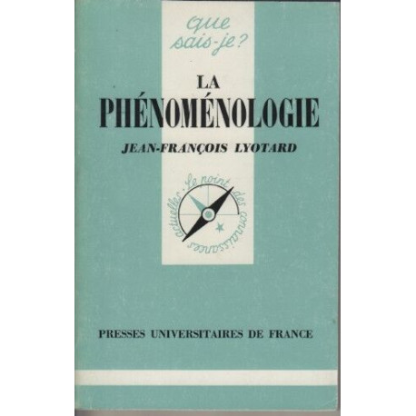 La Phénoménologie