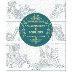 Chaussures et souliers: 60 planches à colorier