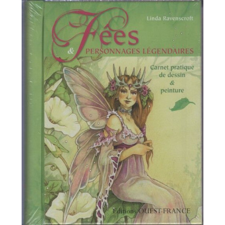 Fees et personnages legendaires carnet pratique de dessin et peinture