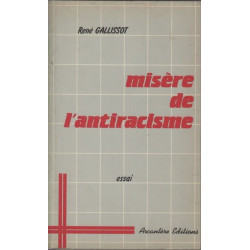 Misere de l'antiracisme