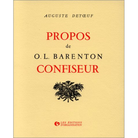Propos de O.L. Barenton confiseur