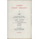 Cahiers Robert Margerit tome 1 1992