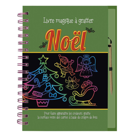 Noël livre magique à gratter
