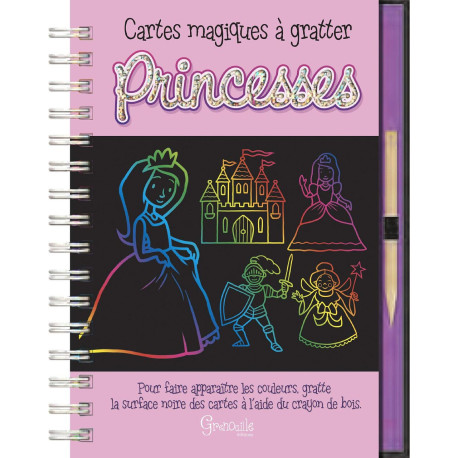 Princesses cartes magiques à gratter