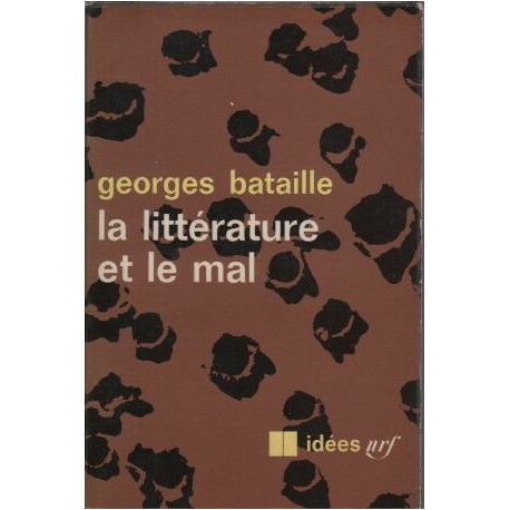 La litterature et le mal