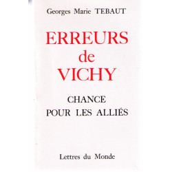 Les erreurs de vichy