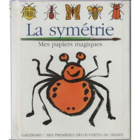 La symétrie: Je dessine avec un pinceau et de l'eau