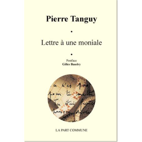 Lettre à une moniale