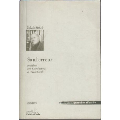 Sauf erreur