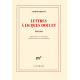 Lettres à Jacques Doucet: (1920-1926)