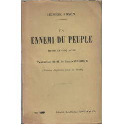 Un ennemi du peuple drame en cinq actes