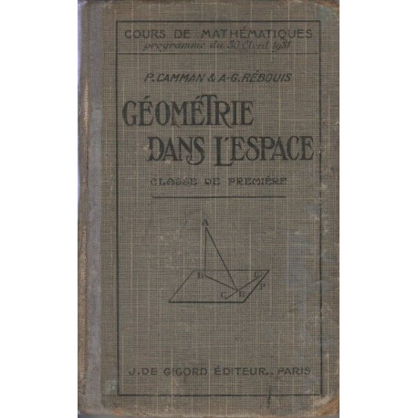 Géométrie dans l'espace
